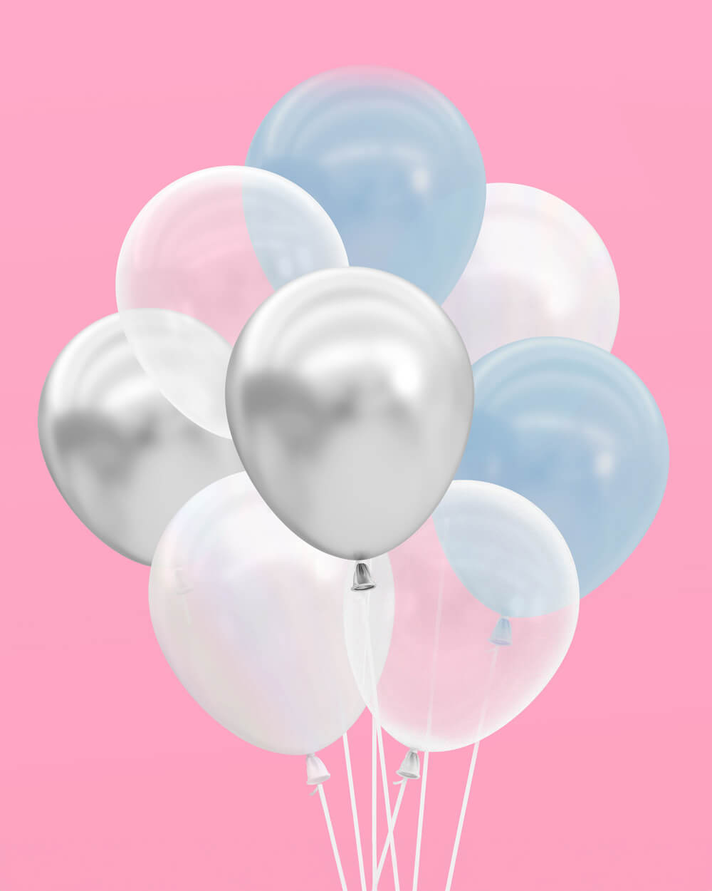 Cloud Nine Trio - tats, banner + balloons