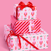Nutcracker Wrapping Paper - 12 sheets + 16 tags