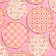 Palm Royale Plates - 32 paper plates, 2 sizes