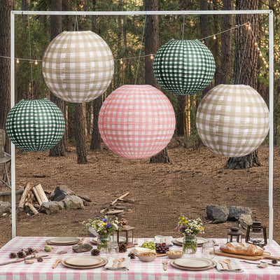 Camp Lantern Set - 6 paper lanterns