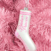Pilates Princess Ornament - glass ornament