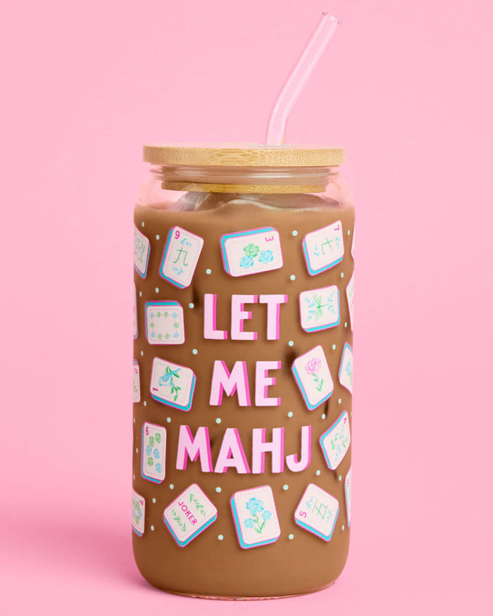 Mahj All Day Tumbler - 16 oz glass cup
