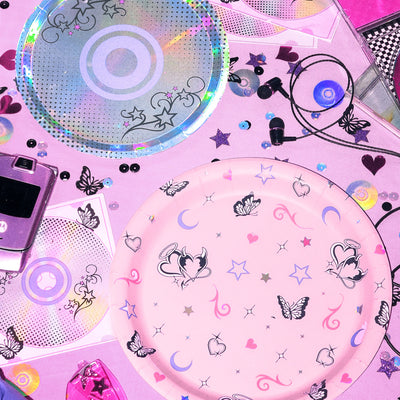Y2K Plates - 32 paper plates