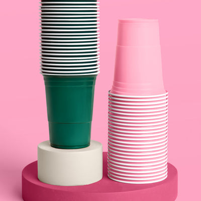 Camp Bride Cups - 50 matte 16 oz cups