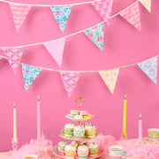 Tea Party Bunting Banner - pastel garland