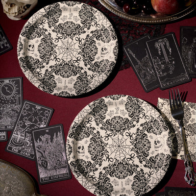 Romantic Horror Plates - 25 paper plates