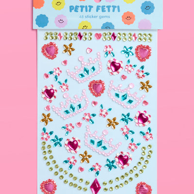 Pretty Princess Gem Set - 53 adhesive gems