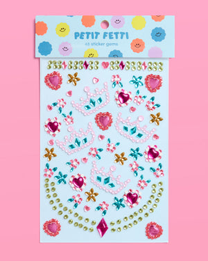 Pretty Princess Gem Set - 53 adhesive gems