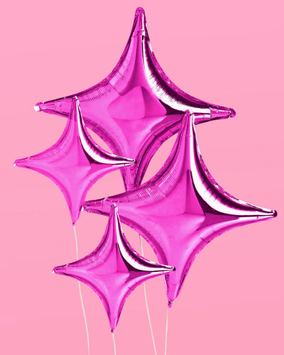 Pink Sparkle Balloon Bundle