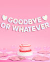 Goodbye Banner - 5 foot banner