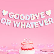 Goodbye Banner - 5 foot banner