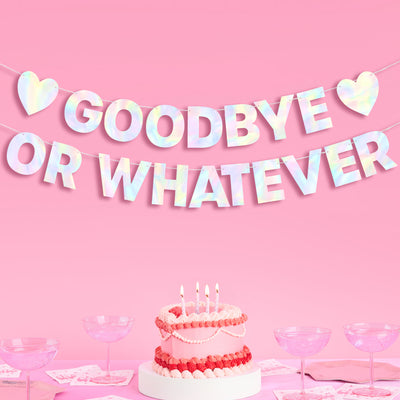 Goodbye Banner - 5 foot banner