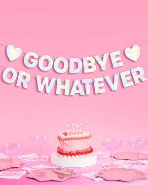 Goodbye Banner - 5 foot banner