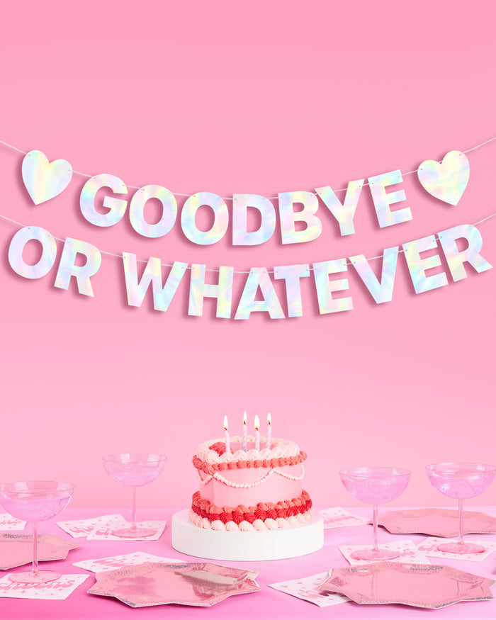 Goodbye Banner - 5 foot banner