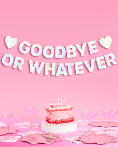 Goodbye Banner - 5 foot banner