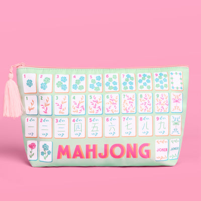 Mahjong Tile Bag - nylon zipper bag