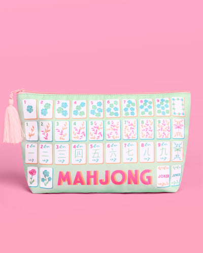 Mahjong Tile Bag - nylon zipper bag