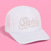 Bride Trucker Hat - embellished trucker hat