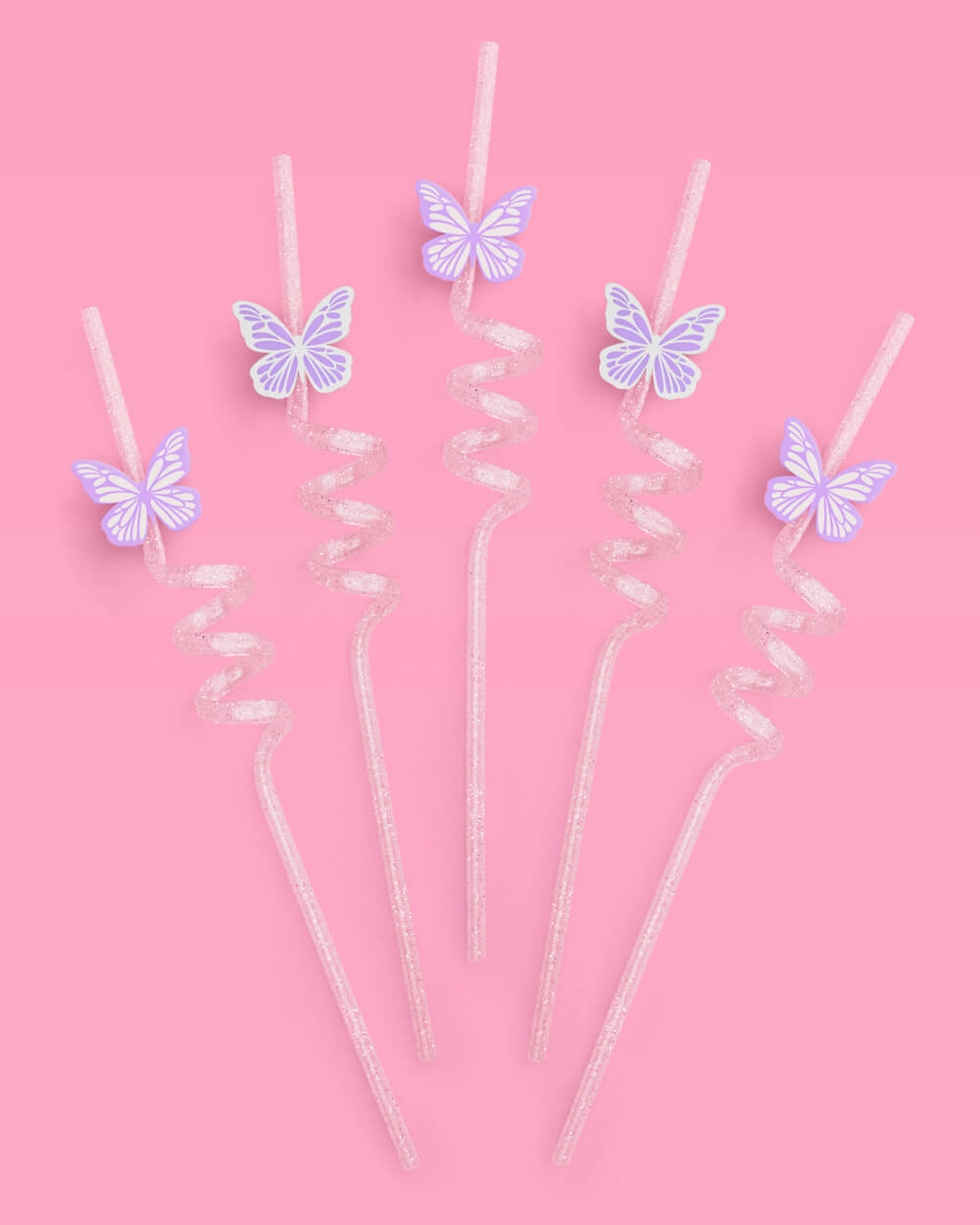 Butterfly Straws - 16 reusable straws