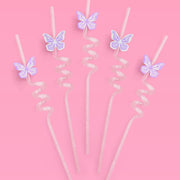 Butterfly Straws - 16 reusable straws