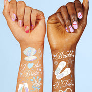 Seashells & Wedding Bells Tats - 60 temporary tattoos