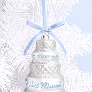 Just Married 2026 - glass ornament