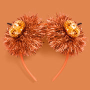 Party Pumpkin Headband - disco + fringe headband