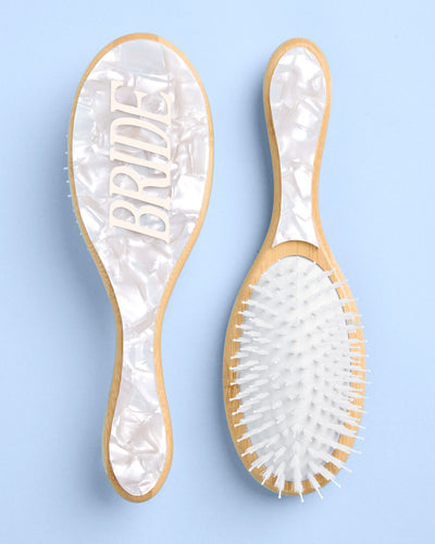 Bride Hair Brush - acrylic paddle brush