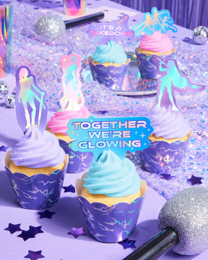 Takedown Cupcake Toppers - 24 pc set