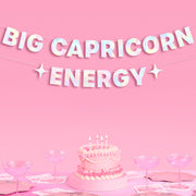 Big ♑️ Energy Banner - iridescent foil banner