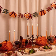 Give Thanks Harvest Banner - fall pumpkin garland