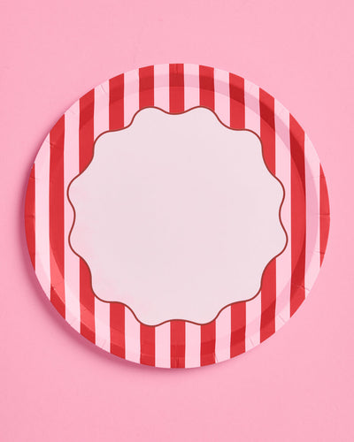 Candy Stripe Plates - 7in Paper Plates