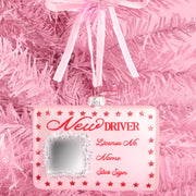 New Driver Ornament - License-Shaped Ornament
