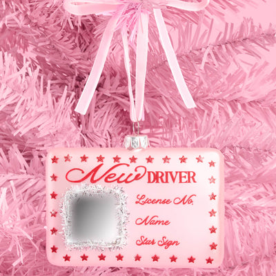 New Driver Ornament - License-Shaped Ornament