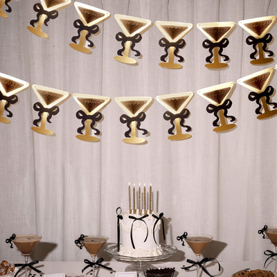 Espresso Martini Banner - 3D paper banner