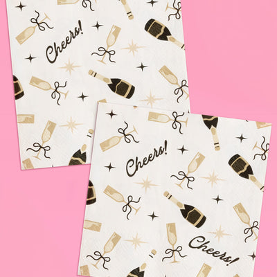 Cheers Cocktail Napkins - 50 paper napkins