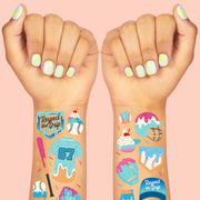 Baseball Drip Tattoos - 60 temporary tattoos