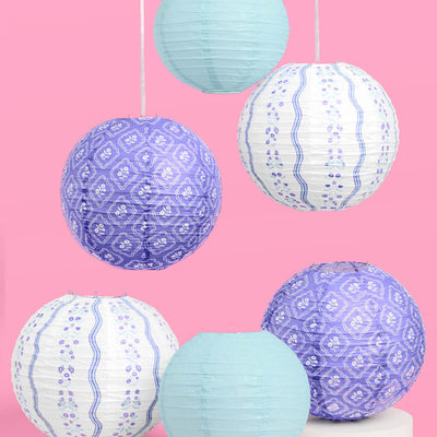Coastal Lanterns - set of 6 paper lanterns