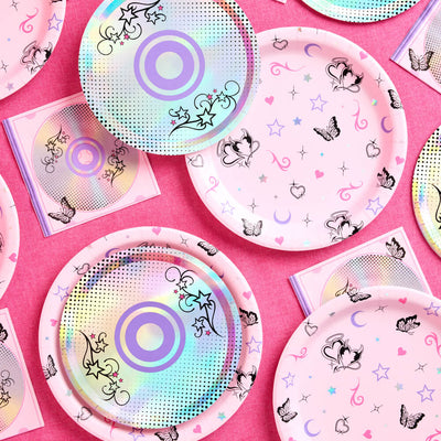 Y2K Plates - 32 paper plates