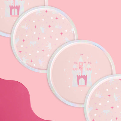 Princess Plates - 24 paper plates