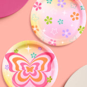 Butterfly Dream Plates - 24 paper plates