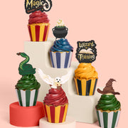 Wizard Cupcake Set - 24 sets of liners + toppers