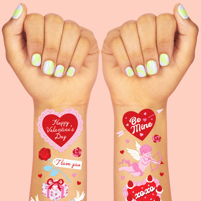 Valentine Tats - 48 temporary tattoos
