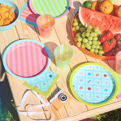 Pool Party Plates - 24 paper plates