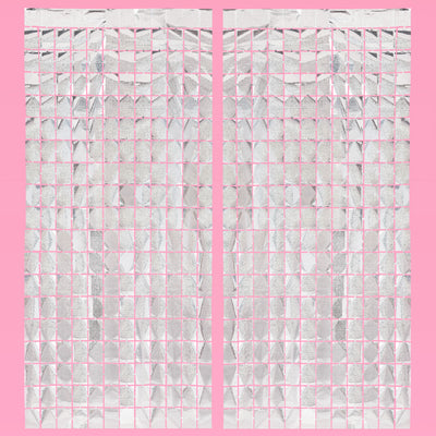 Shimmer Curtain - square foil curtain