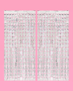 Shimmer Curtain - square foil curtain