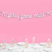 Girls Gone Mild Banner - iridescent foil banner