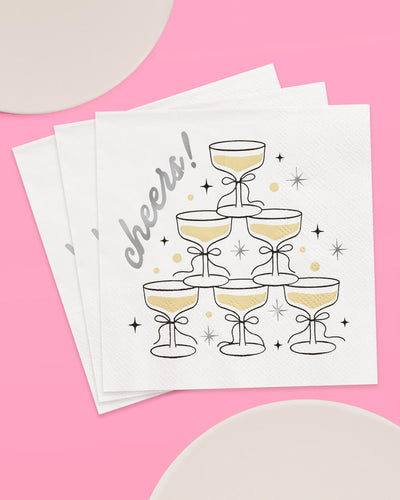 Champagne Cheers Napkins Bundle
