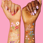 Wildflower Tats - 104 temporary tattoos