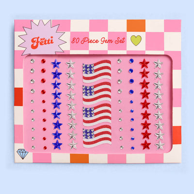 Americana Girl Gem Set - 80 adhesive face gems